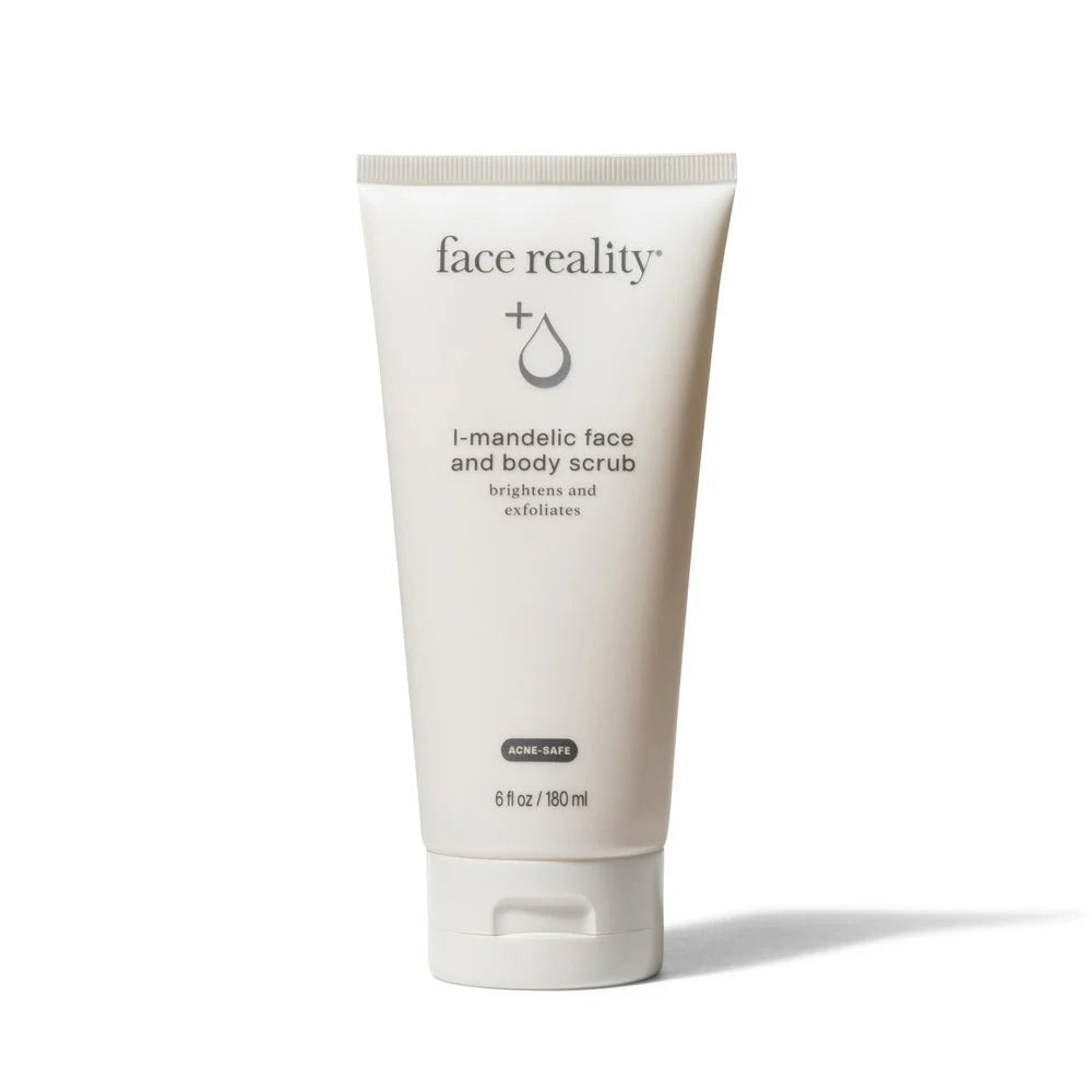 Face Reality l-mandelic face and body scrub